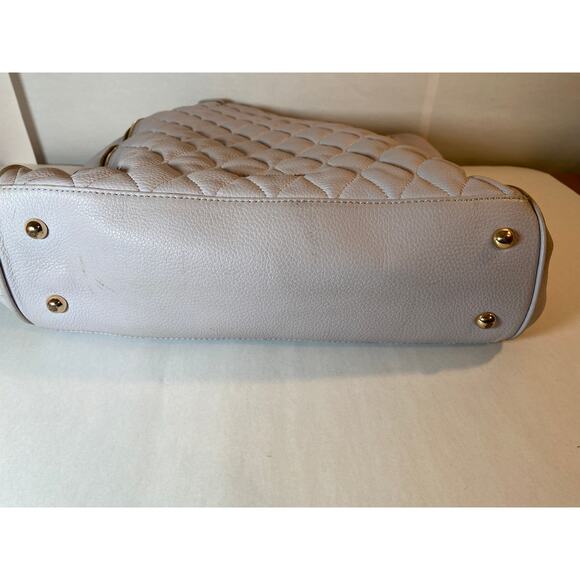 Vera Bradley Ella Quilted Leather Tote Bag in Lavender - Picture 6 of 6